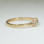 Recycled Gold and OMC Diamond Ring
