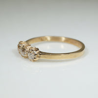 Recycled Gold and OMC Diamond Ring