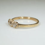 Recycled Gold and OMC Diamond Ring
