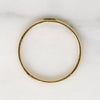 French Cut Sapphire in Curvy Gold Band by 720