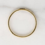 French Cut Sapphire in Curvy Gold Band by 720