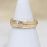Three Baguette Diamonds in Knife Edge Band by 720