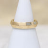 Three Baguette Diamonds in Knife Edge Band by 720
