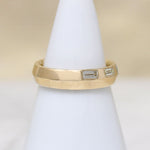 Three Baguette Diamonds in Knife Edge Band by 720