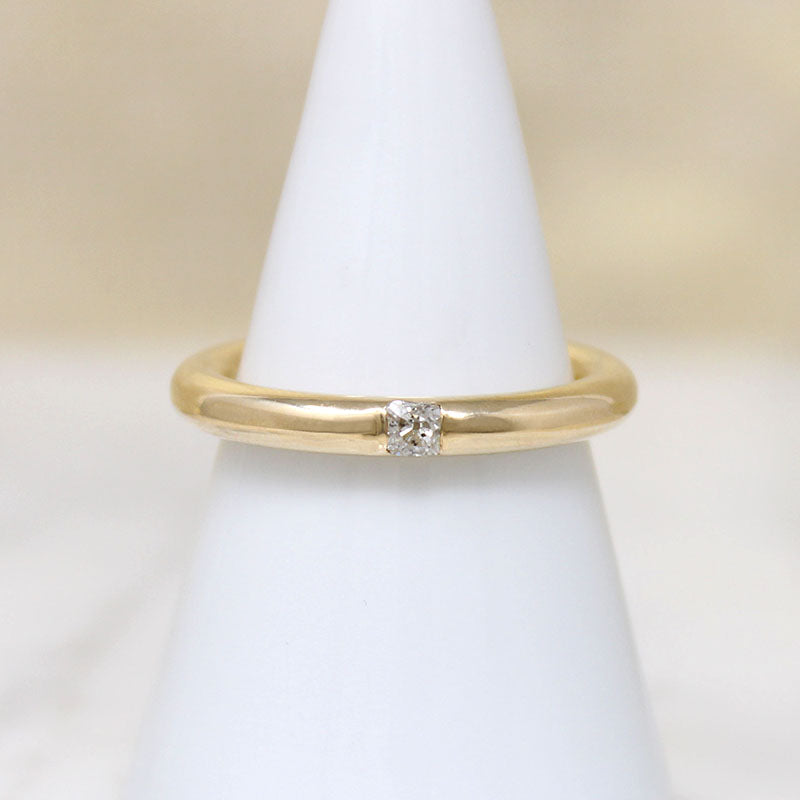 Magical Medieval Diamond in Round Gold Band by 720