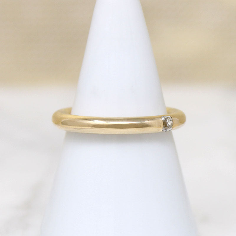Magical Medieval Diamond in Round Gold Band by 720