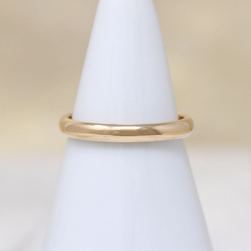 Antique Diamond c. 1820 in Slim Gold Band by 720