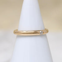 Antique Diamond c. 1820 in Slim Gold Band by 720