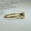 Oval Rose Cut Diamond in Engraved Bezel Ring by 720