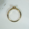 Oval Rose Cut Diamond in Engraved Bezel Ring by 720