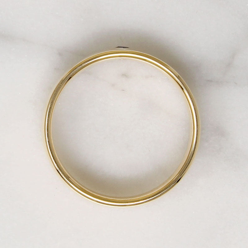 French Cut Sapphire c.1910 in Recycled Gold Band by 720