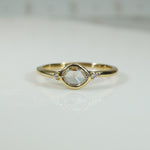 Rose Cut Diamond Ring with Tiny Accents by 720