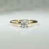 Old Mine Cushion Cut Diamond in Classic Solitaire by 720