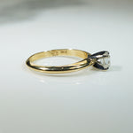 Old Mine Cushion Cut Diamond in Classic Solitaire by 720