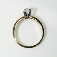 Old Mine Cushion Cut Diamond in Classic Solitaire Engagement Ring by 720