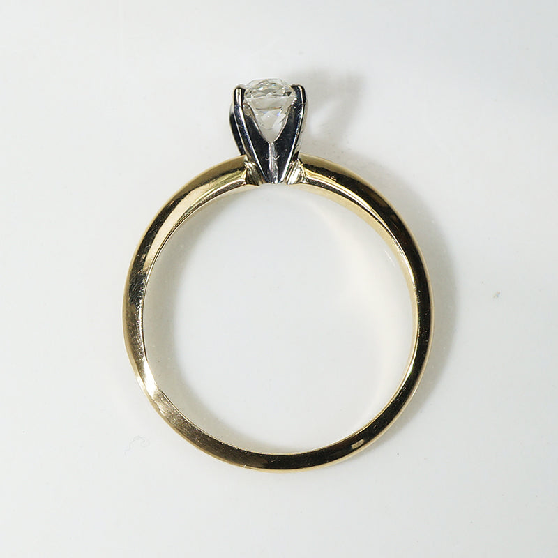 Old Mine Cushion Cut Diamond in Classic Solitaire by 720
