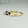 Old Mine Cushion Cut Diamond in Classic Solitaire by 720