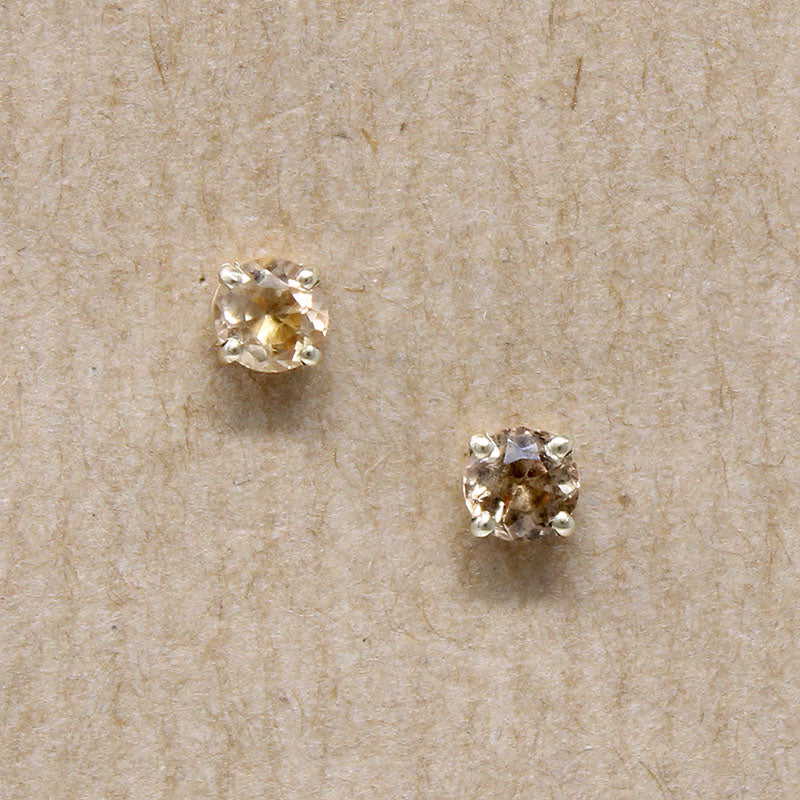 Just Peachy 1.15tcw Imperial Topaz Stud Earrings