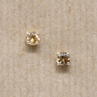Just Peachy 1.15tcw Imperial Topaz Stud Earrings