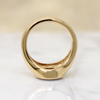 Hypnotic Almandine Garnet Signet Ring by 720