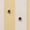 Bright Purple Sapphires in 14k Stud Earrings by 720