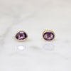 Bright Purple Sapphires in 14k Stud Earrings by 720