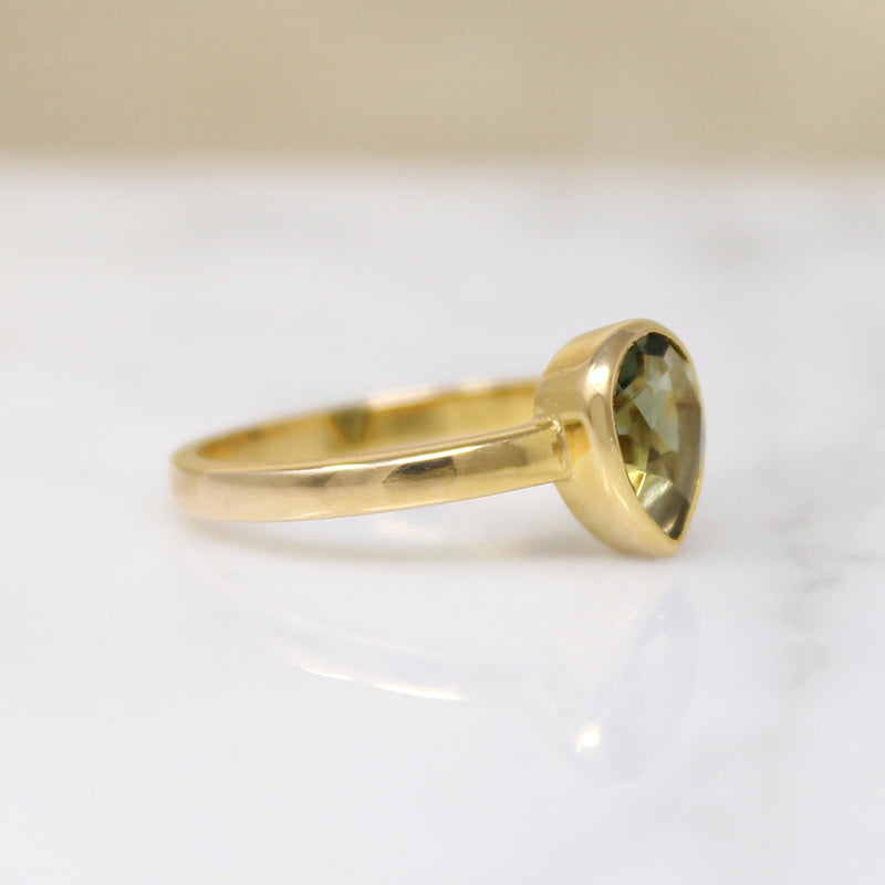 Out of This World Moldavite Solitaire Ring by 720