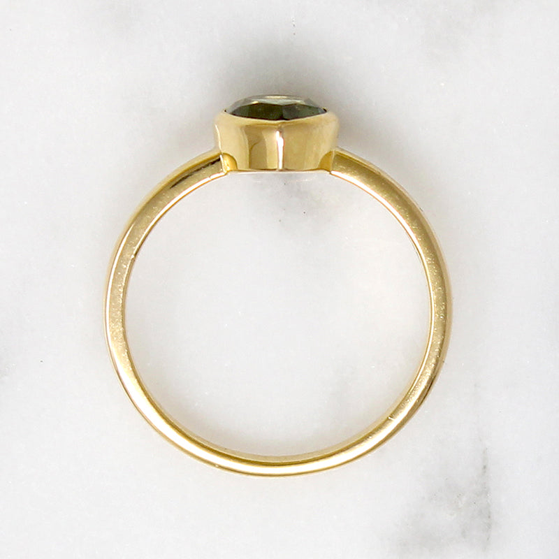 Out of This World Moldavite Solitaire Ring by 720