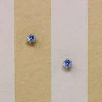 Blue Bonnet-Blue Montana Sapphire Stud Earrings