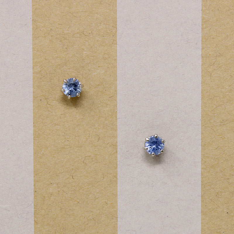 Blue Bonnet-Blue Montana Sapphire Stud Earrings