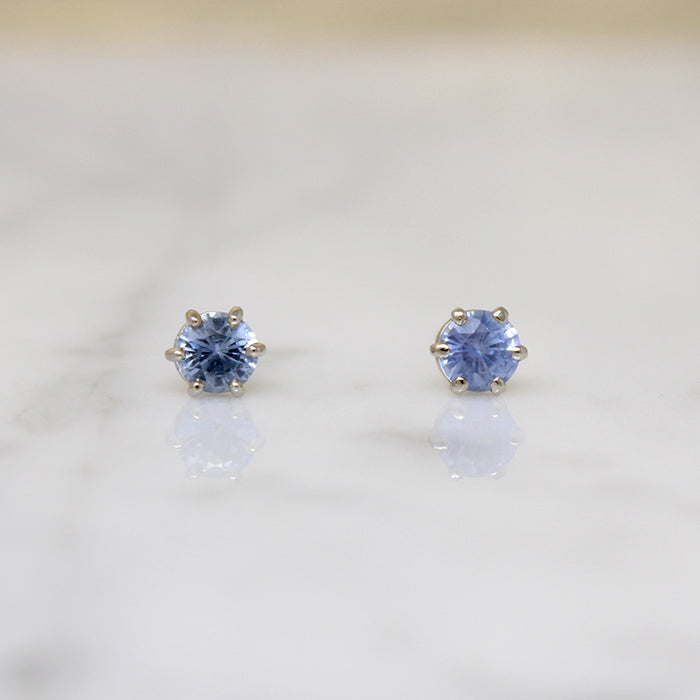 Blue Bonnet-Blue Montana Sapphire Stud Earrings