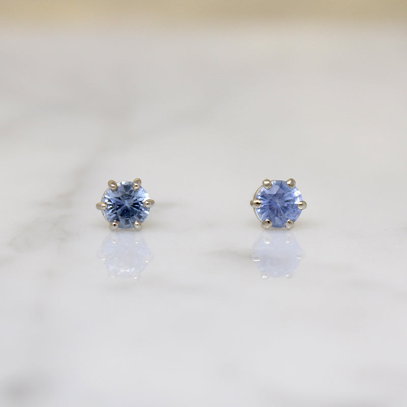 Blue Bonnet-Blue Montana Sapphire Stud Earrings