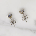 Blue Bonnet-Blue Montana Sapphire Stud Earrings