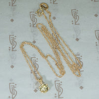 Sparkling Yellow Diamond Solitaire Pendant