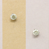 Effervescent 1.07tcw Fancy Light Yellow Diamond Studs