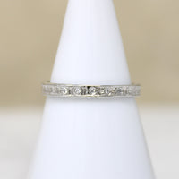 Diamonds & Flowers Artisan White Gold Band by 720
