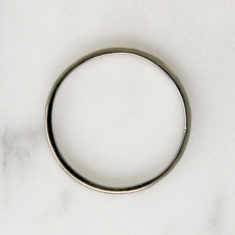 Diamonds & Flowers Artisan White Gold Band by 720