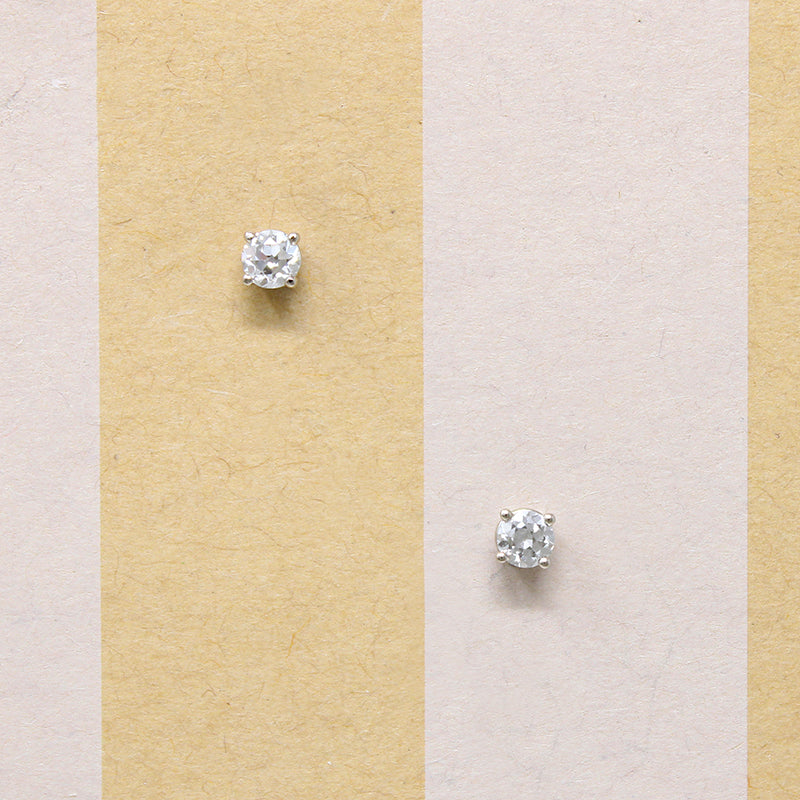 Petite .33tcw Old European Cut Diamond Studs by 720