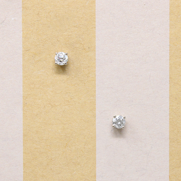 Petite .33tcw Old European Cut Diamond Studs by 720