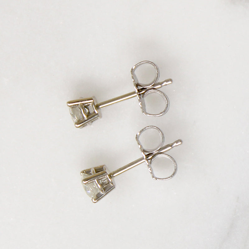 Petite .33tcw Old European Cut Diamond Studs by 720