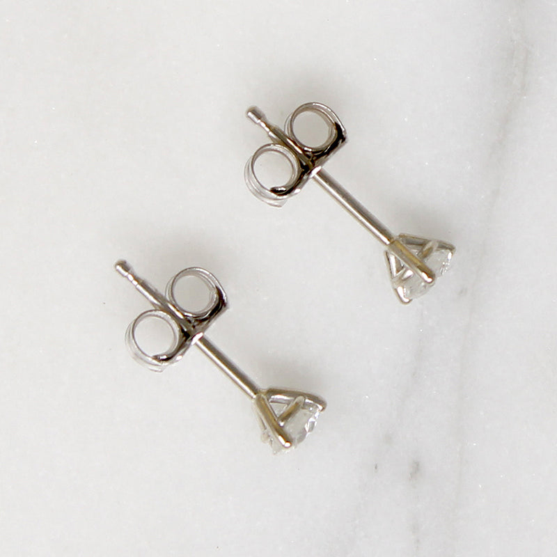 Wee .23tcw Old European Cut Diamond Studs by 720