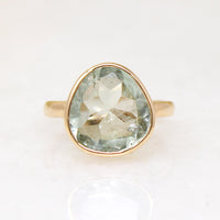 Organics Aquamarine & Recycled Gold Ring by 720