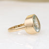 Organics Aquamarine & Recycled Gold Ring by 720