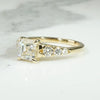 Exquisite 1.04ct Emerald Step Cut Diamond Engagement Ring