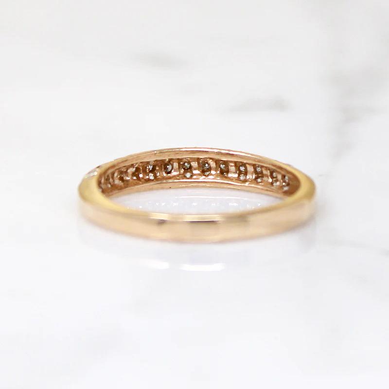 Deco Diamond Wedding Band by 720