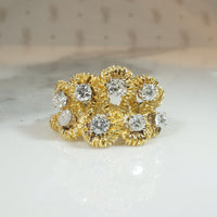 Fantastical 18k Yellow Gold and Diamond Ring