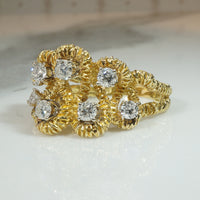 Fantastical 18k Yellow Gold and Diamond Ring