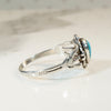 Dainty Turquoise & Sterling Silver Navajo Ring