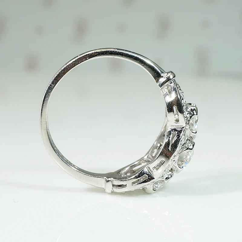 Outrageous Sparkle Art Deco Diamond Cocktail Ring