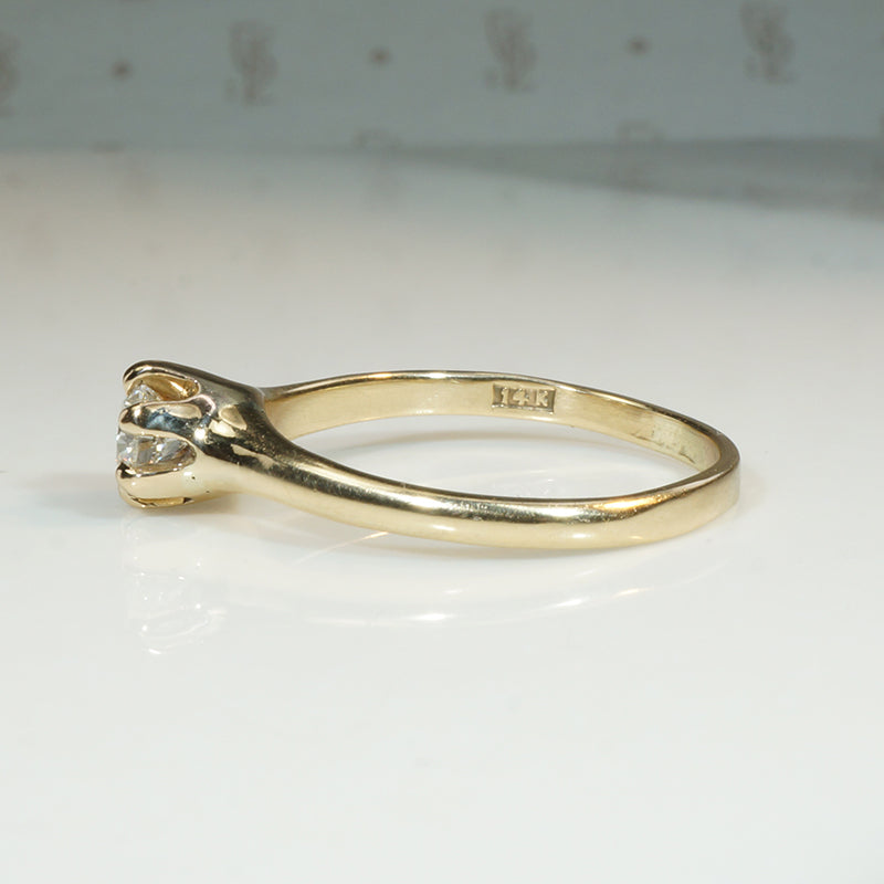 Simple Beauty Victorian Solitaire